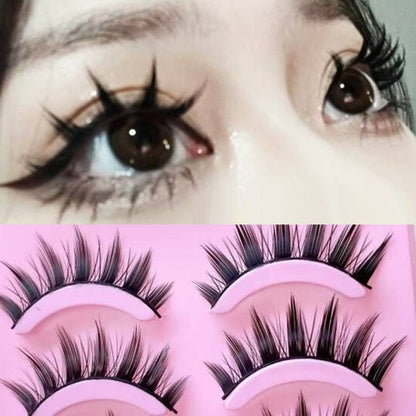 Mogugu, Set of 5 Pairs: Doll Eye Spiky False Eyelashes