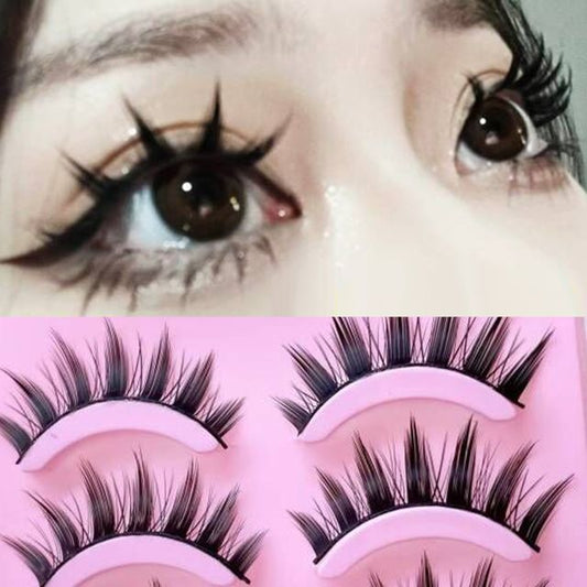 Mogugu, Set of 5 Pairs: Doll Eye Spiky False Eyelashes