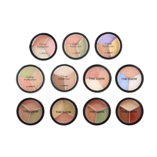 The Saem, Cover Perfection Triple Pot Concealer - 11 Types