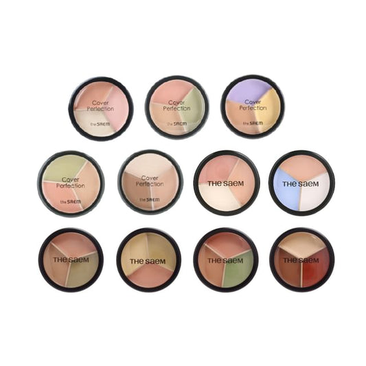 The Saem, Cover Perfection Triple Pot Concealer - 11 Types