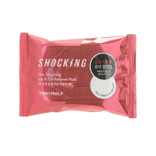 TONYMOLY, The Shocking Lip & Eye Remover Pads