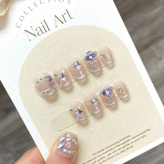eovda, Rhinestone Faux Nail Tips