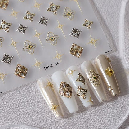 tomoni, Metallic Nail Art Stickers (various designs)