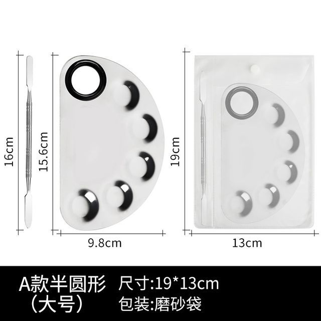 Type A - Semicircle - Silver - L