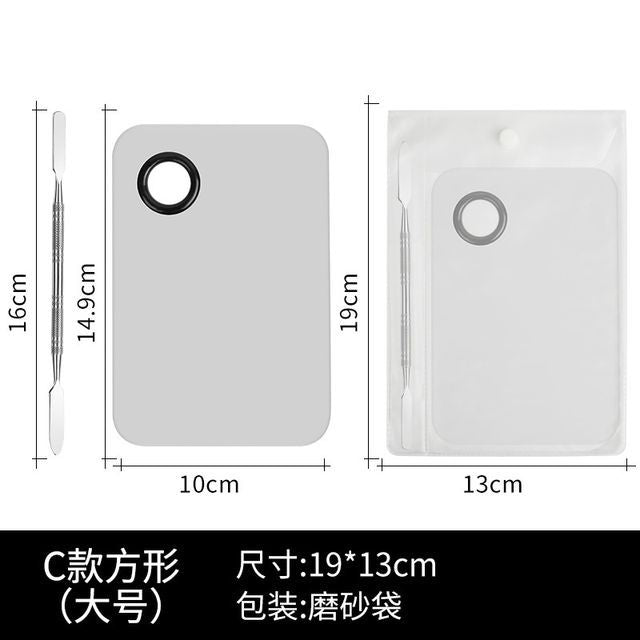 Type C - Rectangle - Silver - L