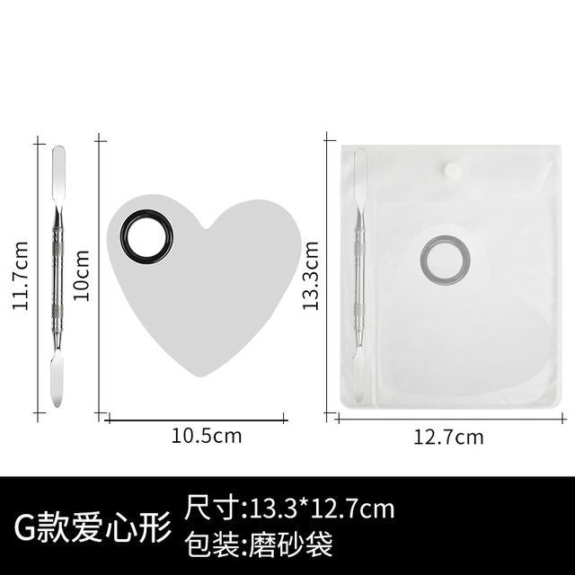 Type G - Heart - Silver - One Size