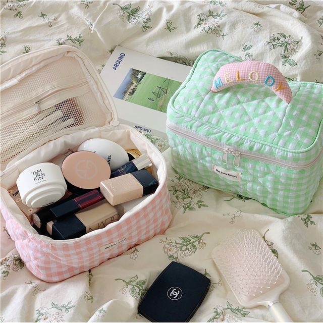 Plaid - With Divider - Green - One Size