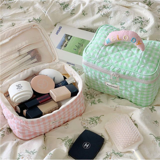 Plaid - With Divider - Green - One Size