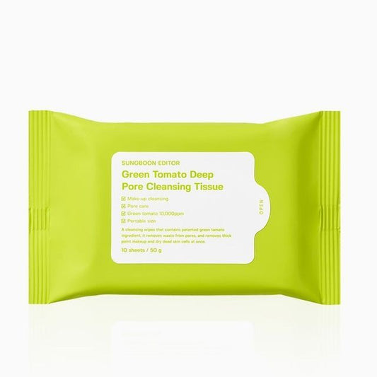 SUNGBOON EDITOR, Green Tomato Deep Pore Cleansing Tissue