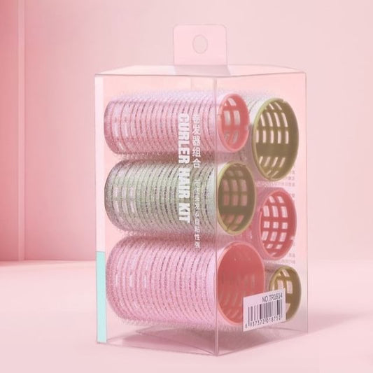 Set of 6 - W16914 - 2 Pcs - Pink & Green - S / 2 Pcs - Pink & Green - M /  2 Pcs - Pink & Green - L