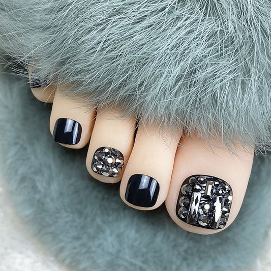 Worthbuy, Embellished Faux Toe Nail Tips