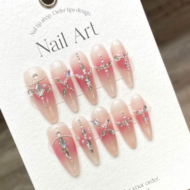 eovda, Rhinestone Faux Nail Tips