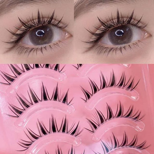 Mogugu, Set of 5 Pairs: Doll Eye Spiky False Eyelashes