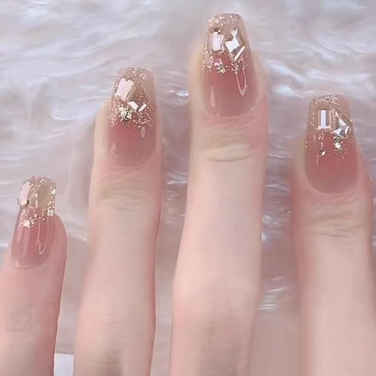 With Glue - E135 - Champagne - One Size