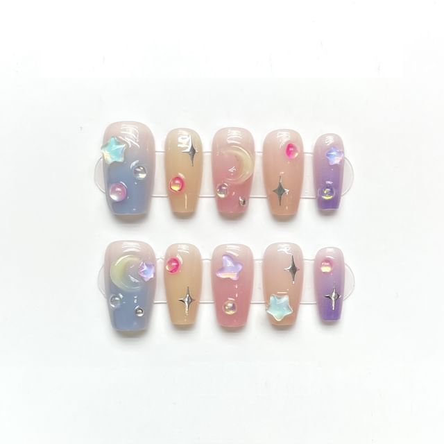 Blue & Pink & Purple - M