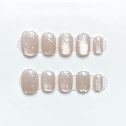 White & Grayish Nude - M