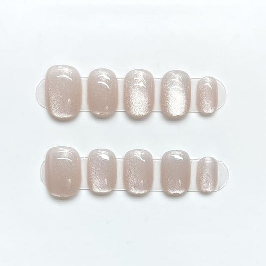 White & Grayish Nude - M