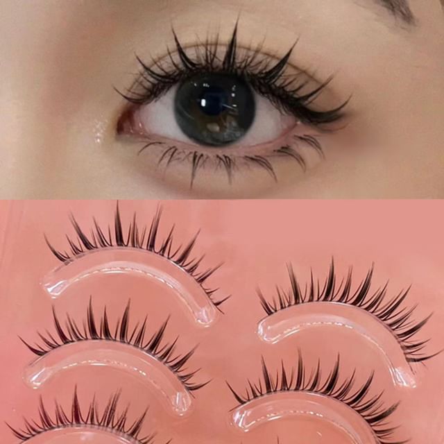 Mogugu, Set of 5 Pairs: Natural Wispy False Eyelashes