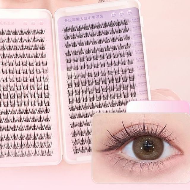 Puremantis, Natural Wispy Cluster False Eyelashes (Various Designs)