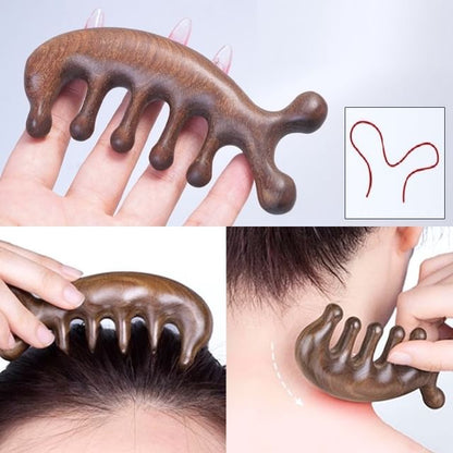denivyse, Wooden Massage Hair Comb