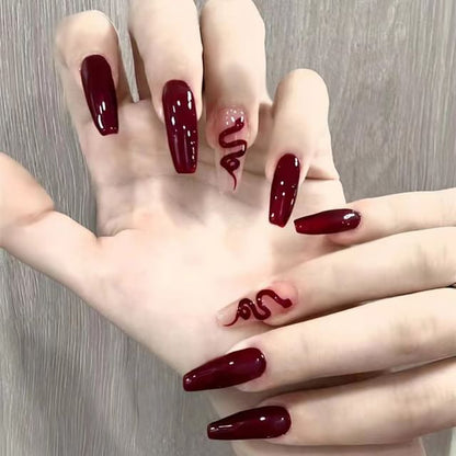 eovda, Snake Press On Nail