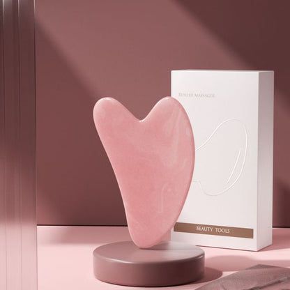 Gua Sha Scraper - Pink - One Size