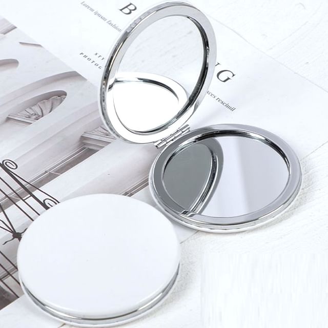 Nreain, Faux Leather Portable Mirror (Various Designs)