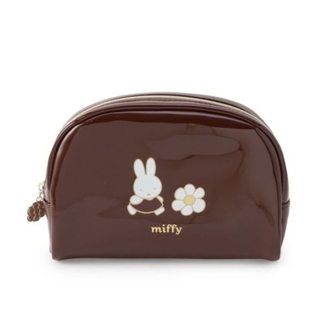 Marimocraft, Miffy Make Up Enamel Pouch (Strawberry & Chocolate Series) BR