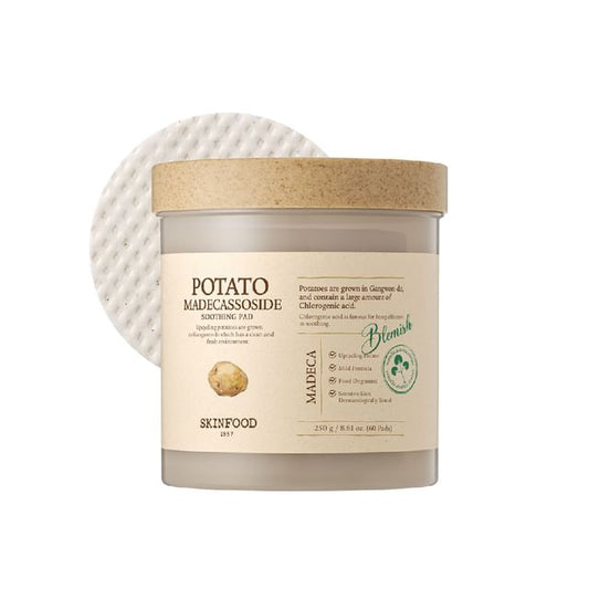 SKINFOOD, Potato Madecassoside Soothing Pad
