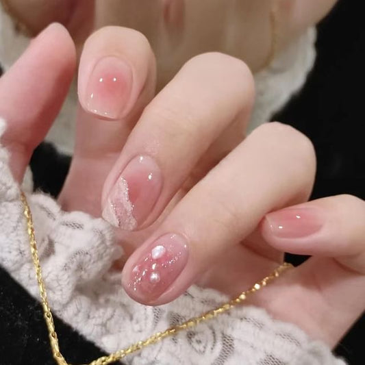 A486 - With Glue - Pink - One Size