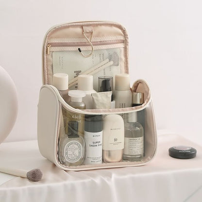 Epoch, Transparent Panel Makeup Bag Travel Toiletry Bag