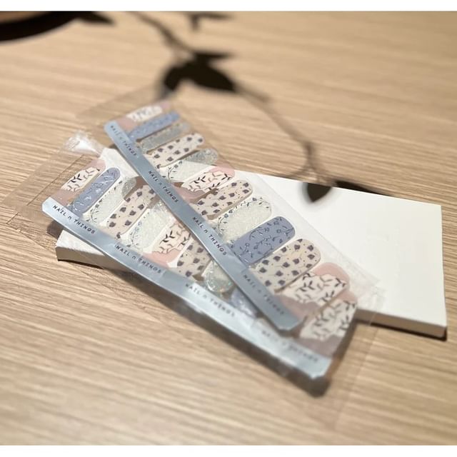 NAIL n THINGS, ND15 Fine porcelain Self-Adhesive Design Nail Polish Wraps