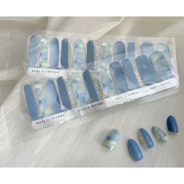 NAIL n THINGS, ND35 Forzen Ice Self-Adhesive Design Nail Polish Wraps
