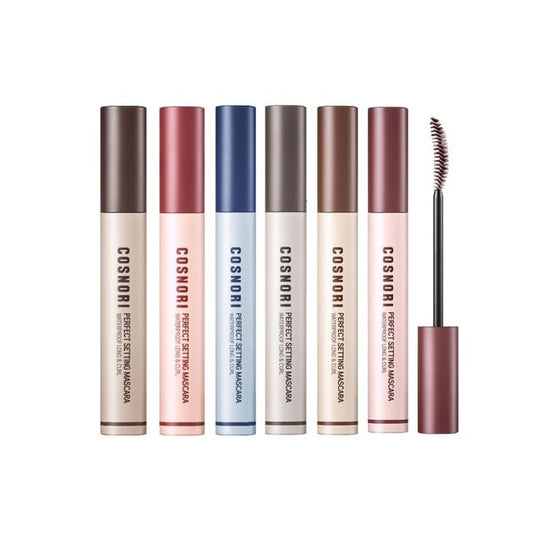 COSNORI, Perfect Setting Mascara Waterproof Long & Curl - 6 Colors