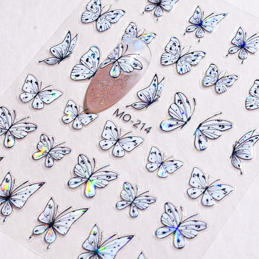 WGOMM, Butterfly Nail Art Stickers (Various Designs)