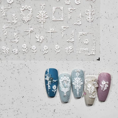 dainlili, Baroque Nail Art Sticker