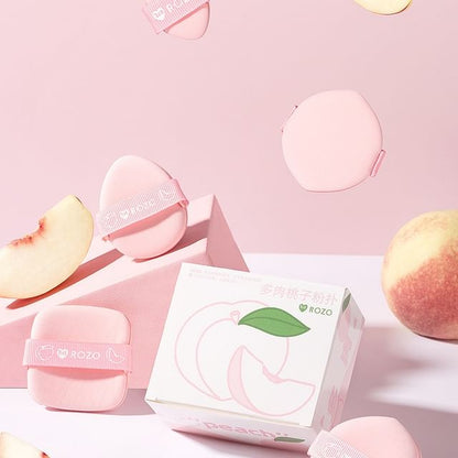 ROZO, Peach Powder Puff Set (5 pcs)
