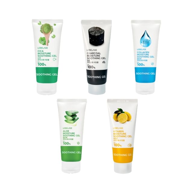 LEBELAGE, Moisture Soothing Gel Mini - 5 Types