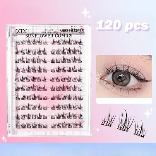 120 Pcs - Black - One Size