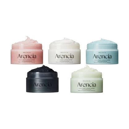 Arencia, Cloud Body & Scalp Scrub - 5 Types
