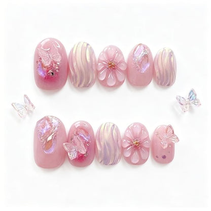 S Squoval - Pink - L