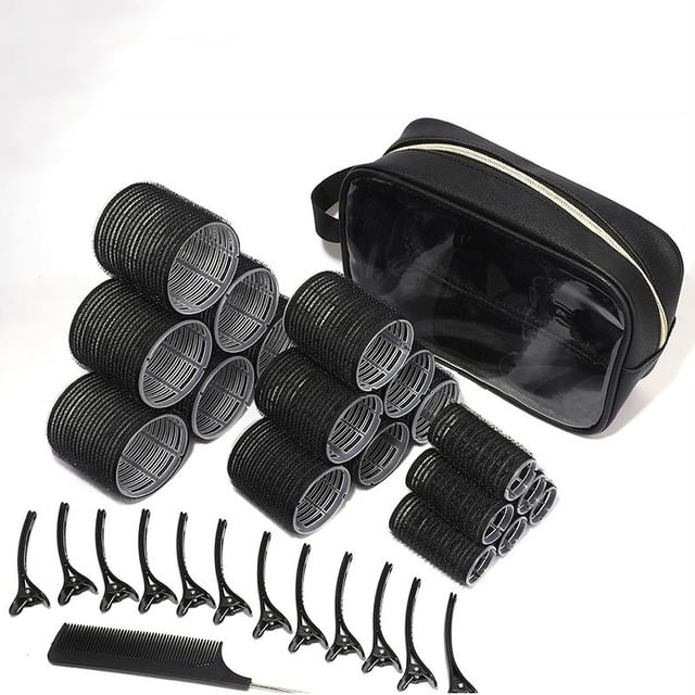 9304 - Set Of 32 pcs - Black - One Size