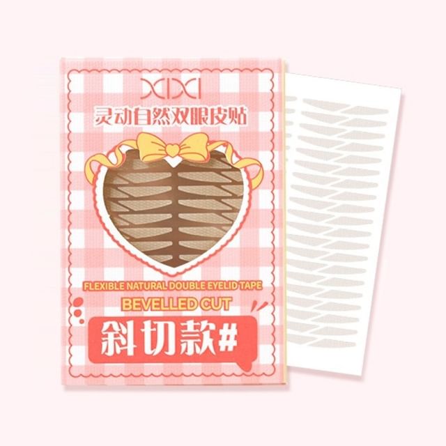 xixi, Flexible Natural Double Eyelid Tape - Bevelled Cut