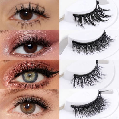 Lashie, Glue-free Magnetic Natural False Eyelashes (Various Designs)
