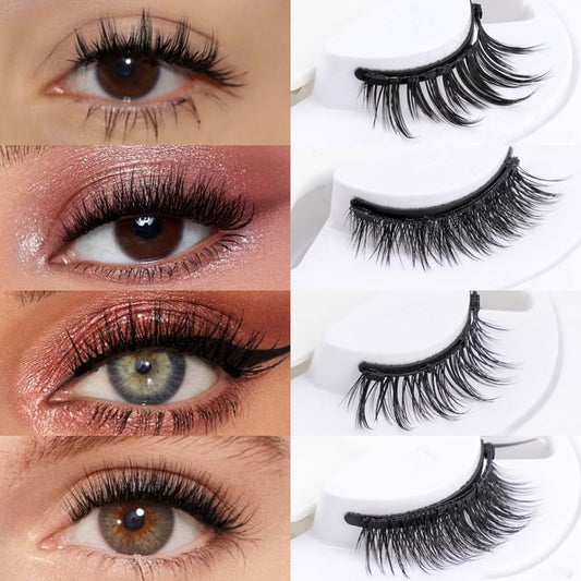 Lashie, Glue-free Magnetic Natural False Eyelashes (Various Designs)