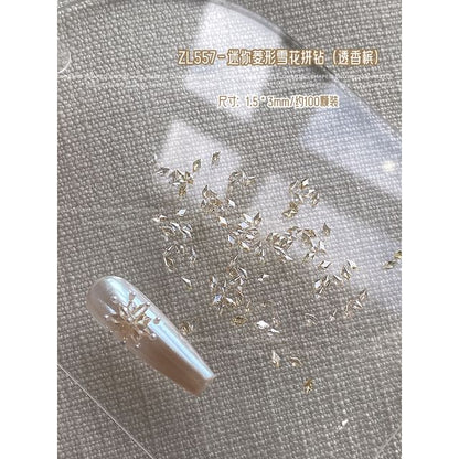 Padoma, Rhinestone Nail Art Decoration (Various Designs)