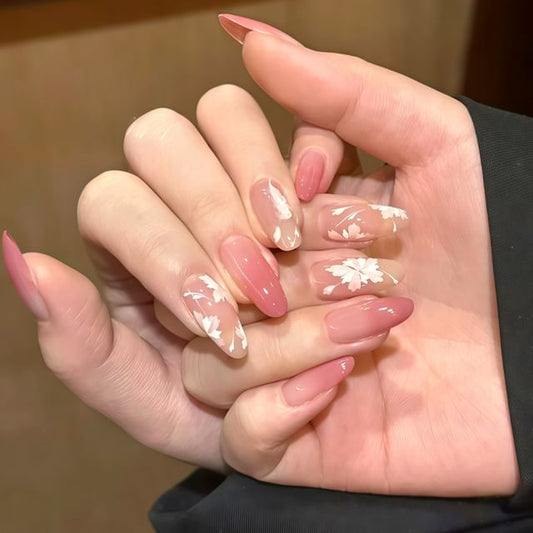 126 - Long Packing Edition - Set Of 30 Pcs - Almond & Nude Pink - XS & S & M