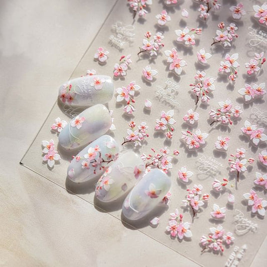 tomoni, Floral Nail Art Stickers