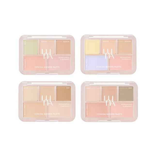 LUNA, Conceal Blender Palette - 4 Types