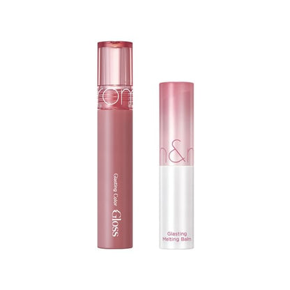Glasting Color Gloss #03 Rose Finch + Glasting Melting Balm #07 Mauve Whip